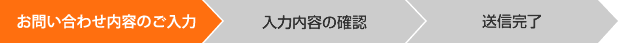 お問合せ内容のご入力